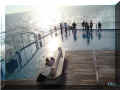 au soleil, Ferry, travers�e de la Manche : Ouistreham/Porstmouth, 10/2008 (80914 octets)