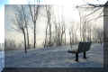 st Jean sur Richelieu : des bancs sous la neige, 01/2006 (84892 octets)