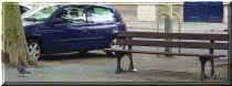 boulevard B�ranger, tours, l'harmonie des bleus (68392 octets)